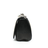 thumbnail GO-14 Malletage PM Black Beige Lambskin Patent Leather Rayures Bag PHW - L'UXE LINK