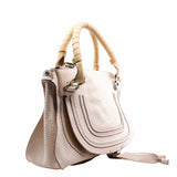 thumbnail CHLOE MARCIE BAG Eggshell pink and beige mix phw - L'UXE LINK