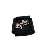 thumbnail Square CC Logo Earrings - L'UXE LINK