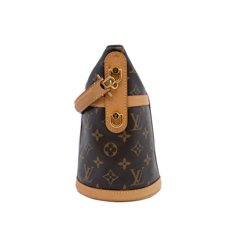 Duffle Monogram Canvas Handbag With Strap GHW - L'UXE LINK