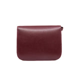 thumbnail Medium Classic Box Burgundy Calfskin Crossbody Bag - L'UXE LINK