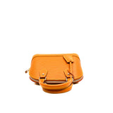 thumbnail Alma BB In Honey Gold Epi Leather Handbag PHW With Jacquard Strap - L'UXE LINK