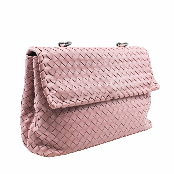 CROSSBODY BAG  OLIMPIA LEATHER rose pink - L'UXE LINK