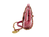 thumbnail 23b small hobo bag in velvet pink ghw #U9322xxx