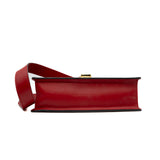 thumbnail Small Sylvie Red Calfskin Leather Bag GHW - L'UXE LINK