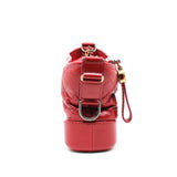 thumbnail Small Gabrielle In Red Aged Calfskin Leather Hobo Bag Multicolor Hardware Seri 27 - L'UXE LINK