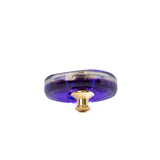 thumbnail Purple And Gold Button Brooch - L'UXE LINK