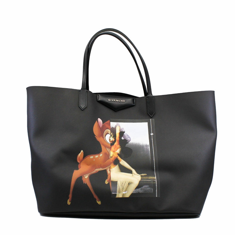 BAMBI PODIUM LARGE ANTIGONA TOTE BLACK GHW