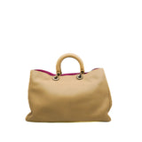 thumbnail Diorissimo In Beige/Pink Calfskin Handbag PHW With Strap/Pouch - L'UXE LINK