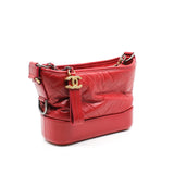 thumbnail Small Gabrielle In Red Aged Calfskin Leather Hobo Bag Multicolor Hardware Seri 27 - L'UXE LINK