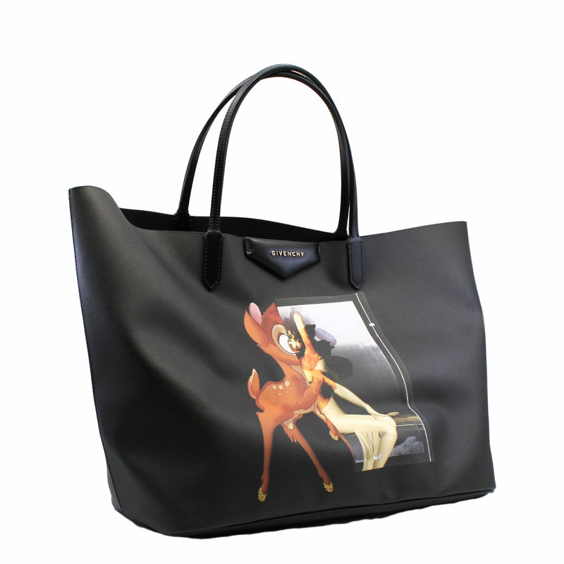 BAMBI PODIUM LARGE ANTIGONA TOTE BLACK GHW