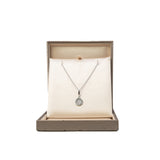 thumbnail Bvlgari 18K White Gold And Diamond Pendant Necklace - L'UXE LINK