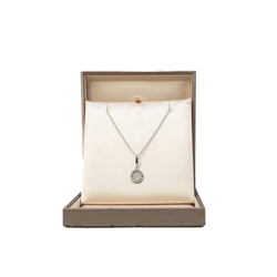 Bvlgari 18K White Gold And Diamond Pendant Necklace - L'UXE LINK