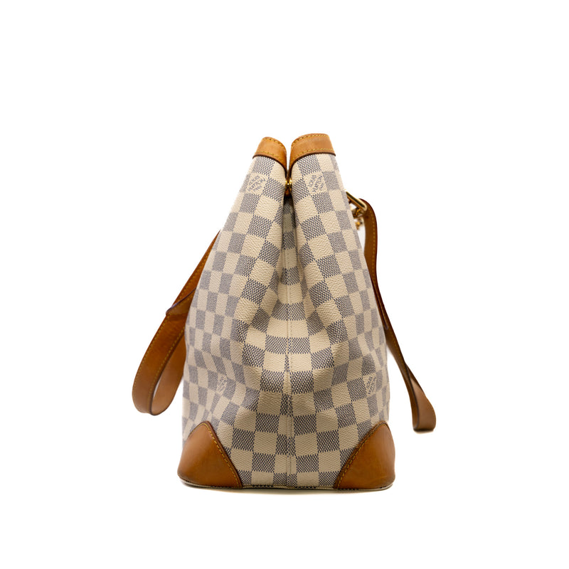 Hampstead MM Damier Azur Tote Bag Ghw 2011