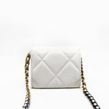 thumbnail 19 Flap White Coin Purse Lambskin Quilted Crossbody Bag Multi Hardware Seri 30