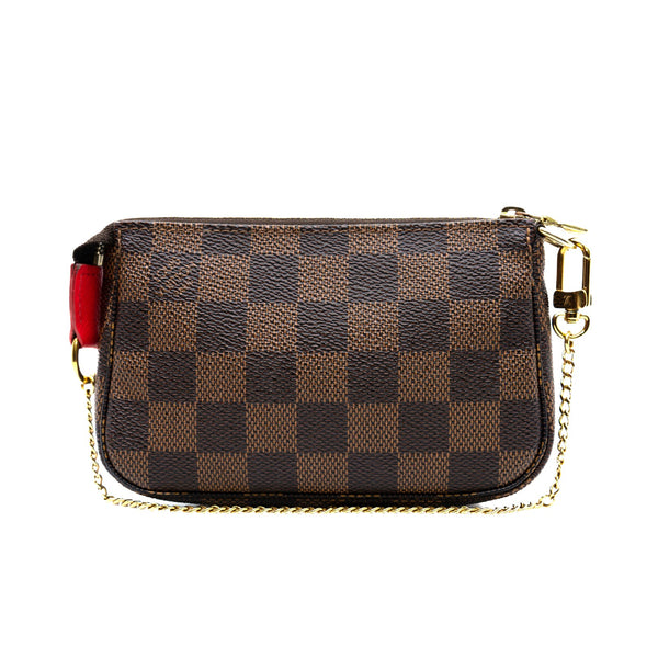 Damier Ebene 2016 Christmas Animation Mini Pochette Accessories