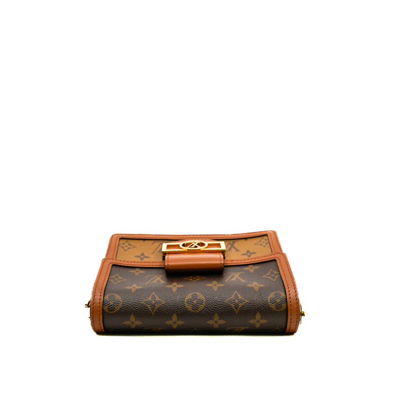 Mini Dauphine In Monogram And Reverse Canvas Handbag GHW - L'UXE LINK