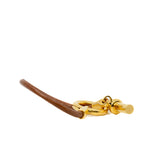 thumbnail Glenan H Bracelet In Gold Swift Leather - L'UXE LINK