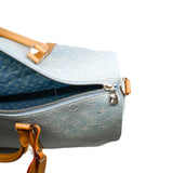 thumbnail Keepall Bandoulière 45 In Monogram Sky Blue Denim Bag GHW With Strap - L'UXE LINK