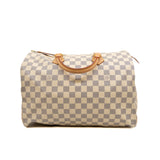 thumbnail Speedy 35 Damier Azur Canvas Handbag GHW - L'UXE LINK