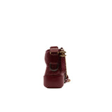 thumbnail Small Gabrielle In Pink Aged Calfskin Leather Hobo Bag Multi Hardware Seri 26 - L'UXE LINK