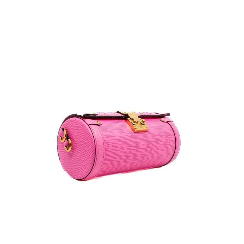 Papillon Pink Epi Leather Trunk Bag GHW - L'UXE LINK