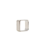 thumbnail Bolduc Scarf 90 In Silver And Palladium Plated Ring - L'UXE LINK