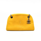 thumbnail Small Bowling In Yellow Stingray Skin Shoulder Bag PHW Seri 15 - L'UXE LINK