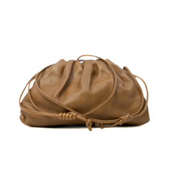 Mini Pouch Calfskin Caramel GHW - L'UXE LINK