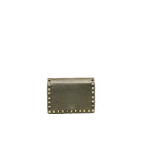 thumbnail Garavani Rockstud Metallic Bronze Leather Clutch Bag GHW - L'UXE LINK