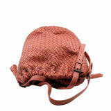 thumbnail Drawstring Tassel Bucket Bag Intrecciato Nappa pink Small - L'UXE LINK