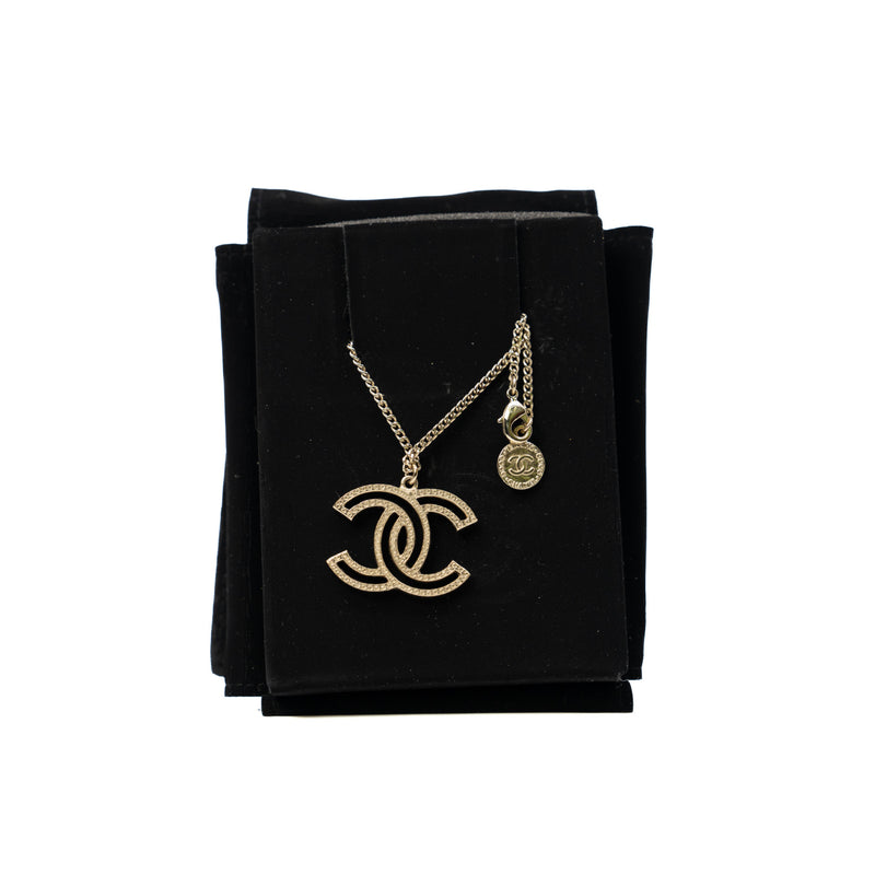 100th Anniversary Strass CC Pendant Necklace