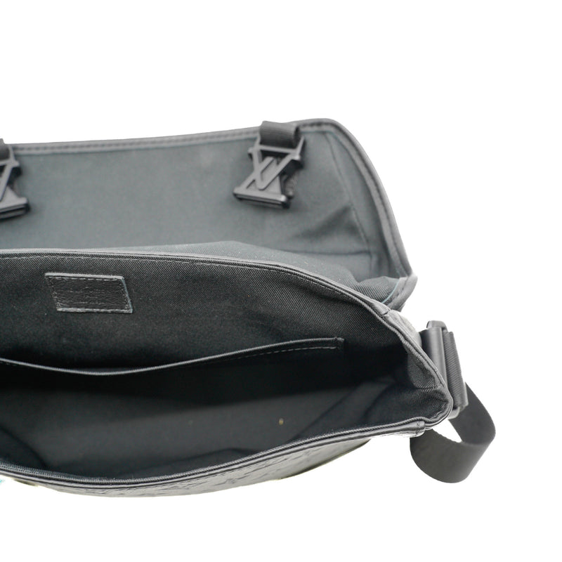 Messenger Voyager PM In Black Monogram Shadow Calfskin Bag - L'UXE LINK