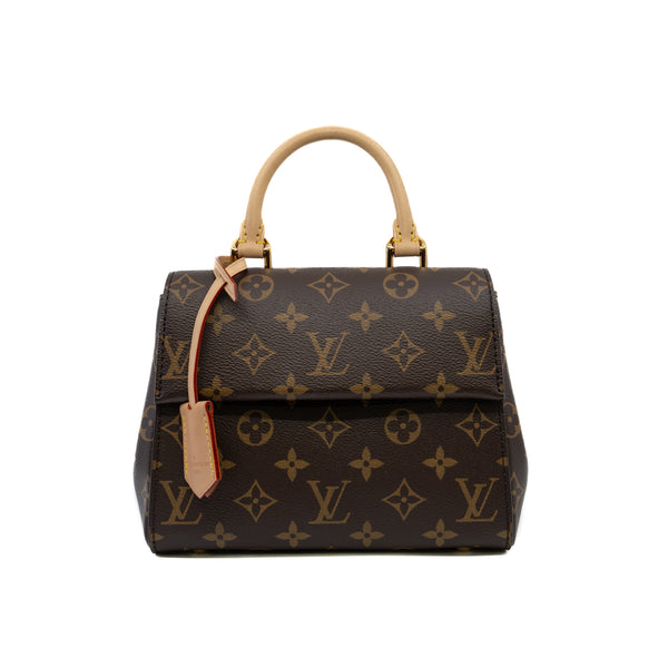 Mini Cluny Handbag Monogram Canvas GHW 2023 - L'UXE LINK