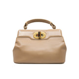 thumbnail Isabella Rossellini Bag In Beige Leather - L'UXE LINK