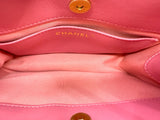 thumbnail 23b small hobo bag in velvet pink ghw #U9322xxx