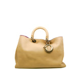 thumbnail Diorissimo In Beige/Pink Calfskin Handbag PHW With Strap/Pouch - L'UXE LINK