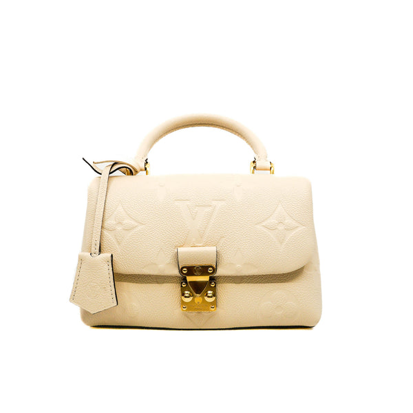 Madeleine BB in Monogram Empreinte Leather white ghw - L'UXE LINK