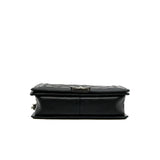 thumbnail New Medium Leboy In Black Aged Calfskin Leather Ruthenium Hardware Seri 18 - L'UXE LINK