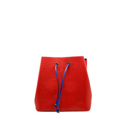 NéoNoé MM In Red/Blue Epi Leather Bucket Bag PHW - L'UXE LINK