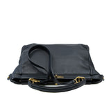 thumbnail Large Peekaboo Top Handle Bag Black GHW