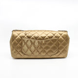 thumbnail Limited Edition Gold Quilted Satin East West Single Flap Bag GHW Seri 12