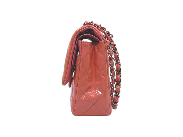 medium cf bag in patent peach color PHW seri 21XXXXXX