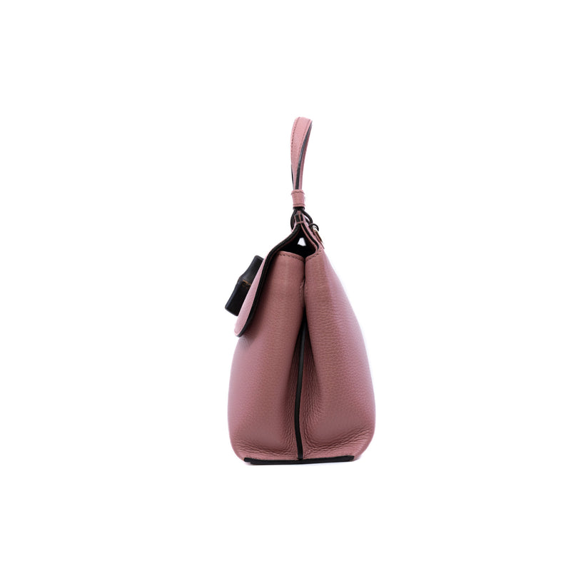 pink tote with handle bag