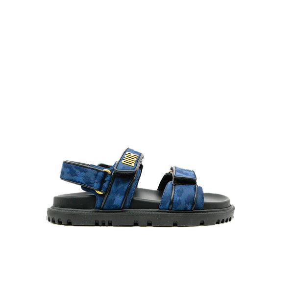 Dioract Blue/Black Sandals Size 35 - L'UXE LINK