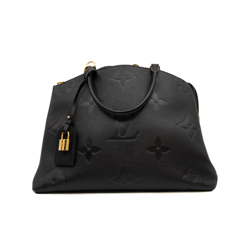 Grand Palais Monogram Empreinte Leather Bag Black GHW