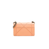 thumbnail Small Diorama In Pink Grained Calfskin Flap Bag PHW - L'UXE LINK