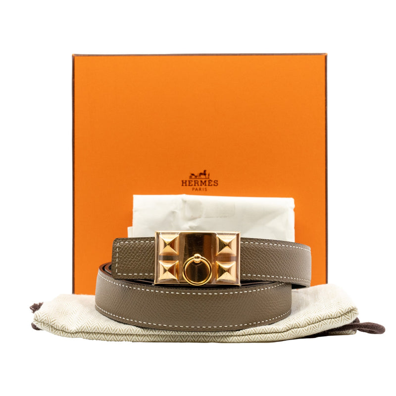 cdc belt in etoupe rghw size 70 - L'UXE LINK