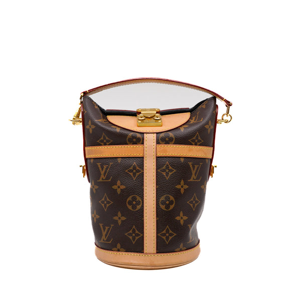 Duffle Bag Monogram Canvas Handbag with Strap - L'UXE LINK