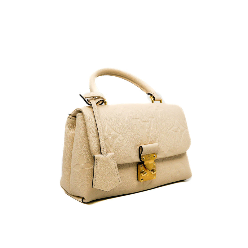 Madeleine BB in Monogram Empreinte Leather white ghw - L'UXE LINK